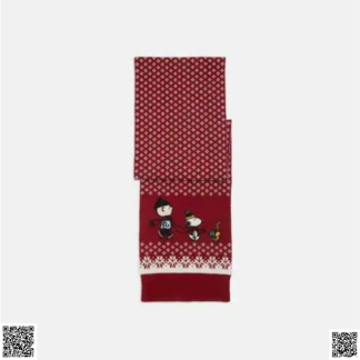 美國代購正品 Coach X Peanuts 史努比圍巾