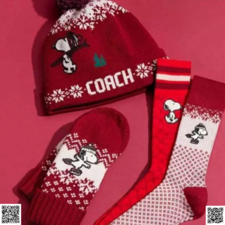 美國代購正品 Coach X Peanuts 手套
