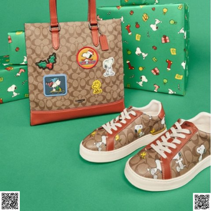 美國代購正品 Coach X Peanuts 運動鞋