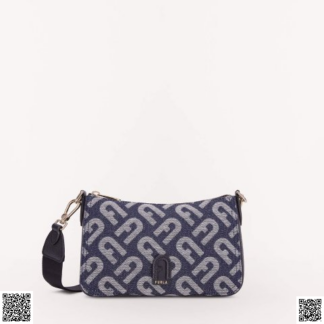 美國代購正品 Furla ATENA 單寜斜挎包