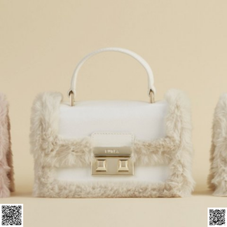 美國代購正品 Furla BELLA 絨邊手提袋