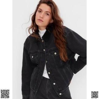 美國代購正品 Gap Oversized 丹寜夾剋