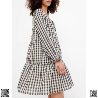 美國代購正品 Gap 黑白格娃娃裙