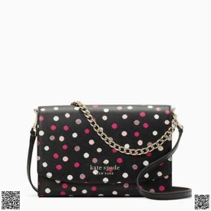 美國代購正品 Kate Spade Carso 波點翻蓋挎包