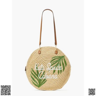美國代購正品 Kate Spade Sunkiss Cabana Straw 中號編織托特