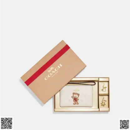 美國代購正品 小熊手拿包禮盒
