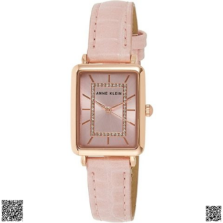 美國代購正品 Anne Klein 水晶玫瑰金時裝女錶