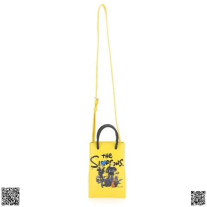 美國代購正品 Balenciaga X The Simpsons Mini 紙袋包
