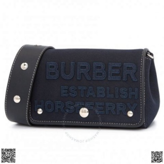 美國代購正品 Burberry 帆布斜挎包