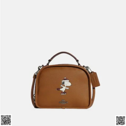 美國代購正品 Coach X Peanuts 盒子包