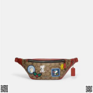 美國代購正品 Coach X Peanuts 腰包