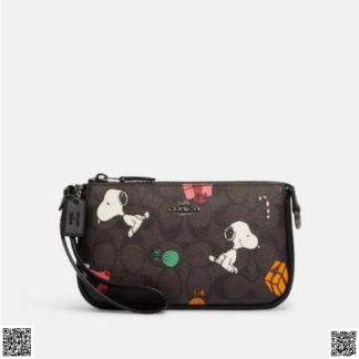 美國代購正品 Coach X Peanuts 麻將包