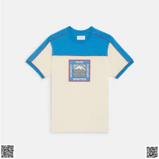 美國代購正品 Coach 拼色T恤