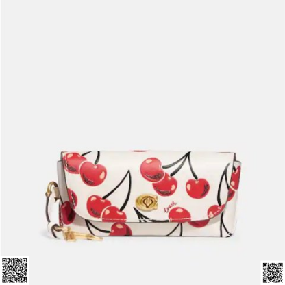 美國代購正品 Coach 櫻桃印花墨鏡盒