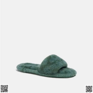 美國代購正品 Coach 毛毛拖鞋
