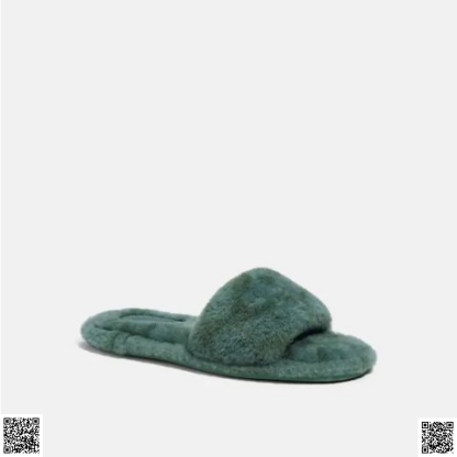 美國代購正品 Coach 毛毛拖鞋