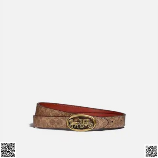 美國代購正品 Coach 馬車扣腰帶
