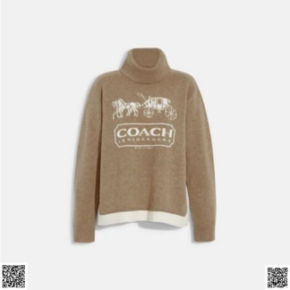 美國代購正品 Coach 高領毛衣