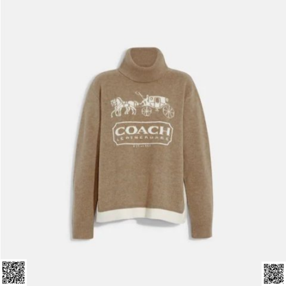 美國代購正品 Coach 高領毛衣