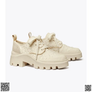 美國代購正品 Tory Burch CAMP 厚底蕾西小白鞋