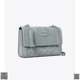 美國代購正品 Tory Burch Fleming 麂皮單肩包
