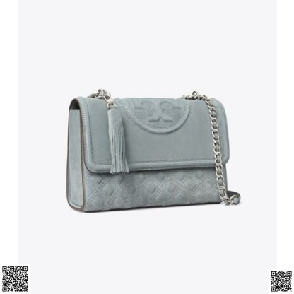 美國代購正品 Tory Burch Fleming 麂皮單肩包