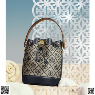 美國代購正品 Tory Burch MINI T MONOGRAM 小號水桶包