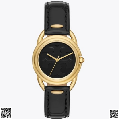 美國代購正品 Tory Burch Miller 黑金配色腕錶