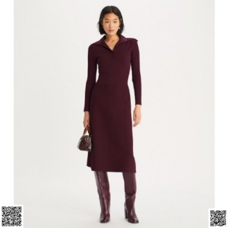 美國代購正品 Tory Burch POLO 針織連衣裙