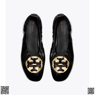美國代購正品 Tory Burch WOVEN DOUBLE T 雙T平底鞋