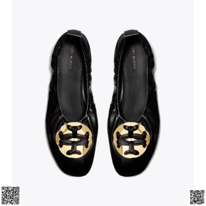 美國代購正品 Tory Burch WOVEN DOUBLE T 雙T平底鞋