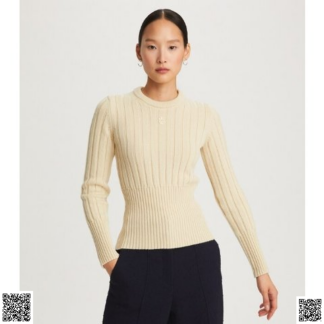 美國代購正品 Tory Burch 羊絨收腰毛衣