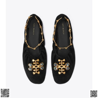 美國代購正品 Tory Burch 鏈條平底鞋