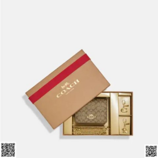 美國代購正品 鏈條錢包禮盒