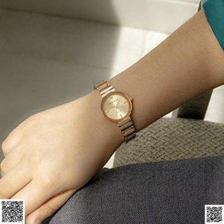 美國代購正品 Anne Klein Anne Klein 玫瑰金鑲鑽女錶