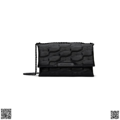 美國代購正品 Balenciaga Black Small Triplet 鏈條包