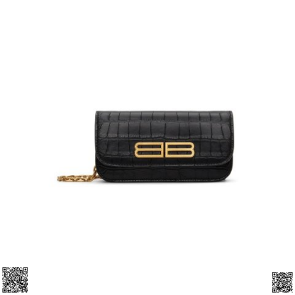 美國代購正品 Balenciaga Black XS Gossip 鏈條包