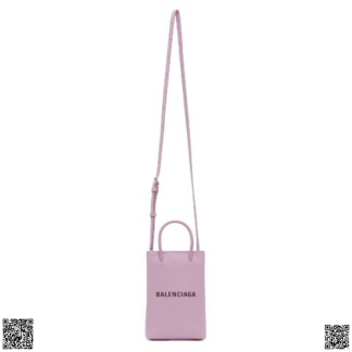 美國代購正品 Balenciaga Purple Shopping 手機包