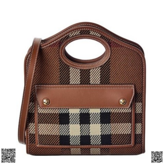 美國代購正品 Burberry 口袋托特包