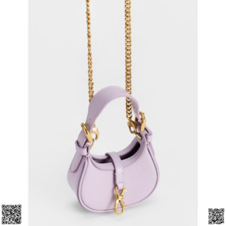 美國代購正品 Charles & Keith Lilac 斜挎包