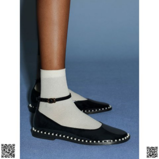 美國代購正品 Charles & Keith 珍珠平底鞋