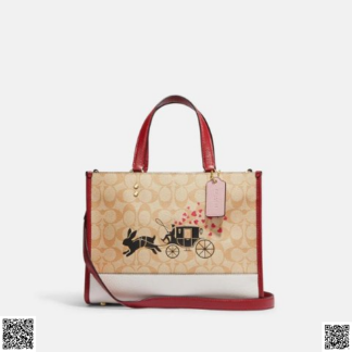 美國代購正品 Coach Lunar New Year Dempsey 托特包