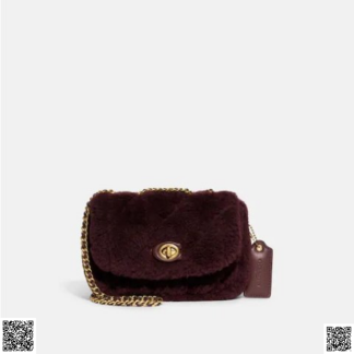 美國代購正品 Coach Pillow Madison 18 毛毛鏈條包