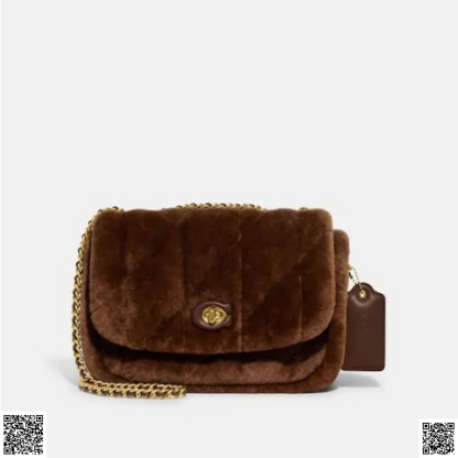 美國代購正品 Coach Pillow Madison 毛毛鏈條包