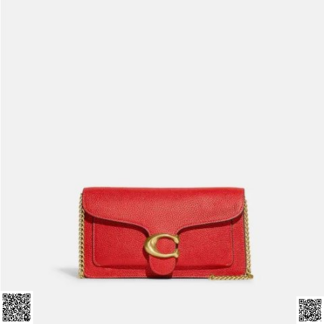 美國代購正品 Coach Tabby 新年紅鏈條包