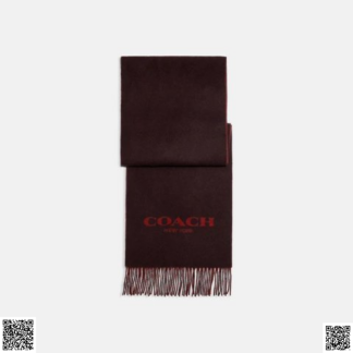 美國代購正品 Coach 羊絨混紡圍巾