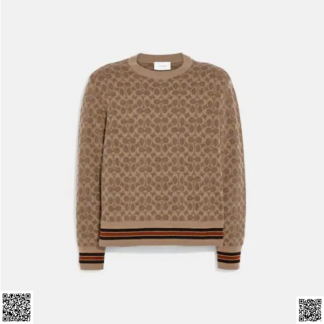 美國代購正品 Coach 老花羊毛毛衣