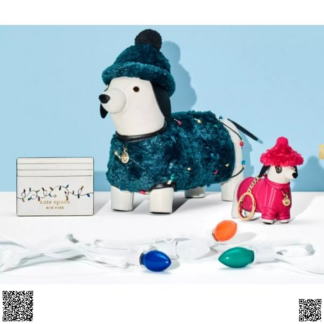美國代購正品 Kate Spade Claude Dachshund毛絨狗斜挎包