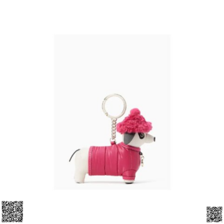 美國代購正品 Kate Spade Claude Festive Dachshund 毛絨狗鑰匙