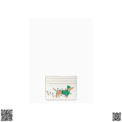 美國代購正品 Kate Spade Claude Small Festive Card 小狗卡包